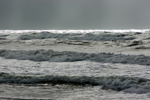 Immagine con mare, onde, acqua, cielo, orizzonte, schiuma, bianconero, grigio, burrasca