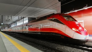 treno, stazione, binari, rosso, binario, freccia, frecciarossa, ferrovia