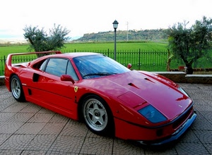 ferrari, rosso, auto, rossa, automobile, lampione, cavallino, verde, macchina, ruote, sportiva