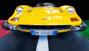 giallo, targa, automobile, auto, fanali, fari, sportiva, gialla