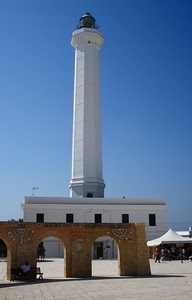 faro, archi, cielo, bianco, panchina, lanterna, torre, piazza