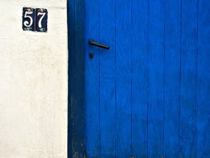 porta, maniglia, blu, numero, legno, azzurro, serratura, bicolore