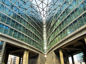 vetri, colonne, palazzo, finestre, prospettiva, geometrie, vetrate, edificio, vetro, riflesso, architettura