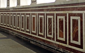 marmo, prospettiva, rettangoli, geometrico, geometrie, bianco, muro