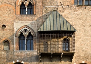 finestre, balcone, bifore, tetto, porta, rete, finestra, mattoni, chiesa