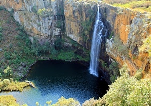 cascata, acqua, lago, rocce, verde, roccia, piante, montagna, fiume, parete, salto, alberi