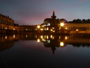 luci, acqua, riflessi, lampioni, notte, riflesso, cielo, notturno, archi, finestre, sera