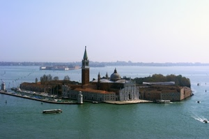 campanile, isola, chiesa, acqua, venezia, laguna, barche, mare, panorama, vaporetto, cielo, cupola, cupole, imbarcazioni, porto, canale