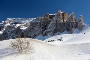 neve, inverno, montagne, montagna, rocce, cielo, albero, bianco, panorama, alberi