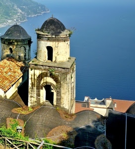 mare, cupole, campanili, chiesa, torri, cupola, acqua, torre