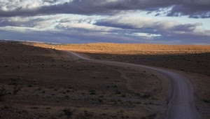 nuvole, strada, cielo, curva, ombra, deserto, panorama, terra, paesaggio, sabbia