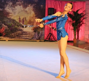 ballerina, danza, ginnastica, ragazza, costume, ginnasta, blu, sorriso, sport, gambe, pianta