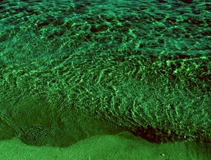 verde, astratto, acqua, mare, sabbia, onda, trasparenza, colore