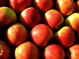 mele, frutta, rosso, giallo, rosse, cibo