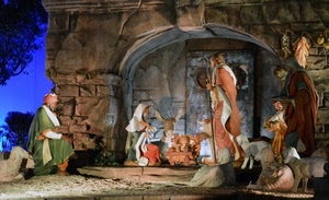 presepe, pecore, statuine, magi, grotta, capanna, natività, pastori, madonna, culla, asino