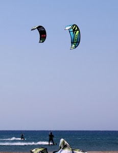 mare, due, vento, surf, acqua, sport, cielo, scie