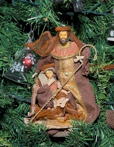 natale, presepe, albero, madonna, gesù, giuseppe, decorazione, maria, bambino, campanella, natività