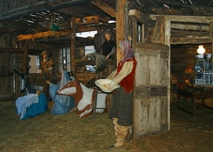 presepe, bue, legno, capanna, statue, paglia, porta, gesù, giuseppe, natività, madonna, mangiatoia, asino, stalla, presepio, asinello, maria, pupazzi, natale