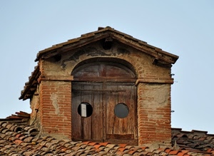 tegole, tetto, abbaino, mattoni, finestra, porta, legno, cielo, coppi