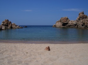 mare, spiaggia, sabbia, scogli, acqua, cielo, nuvole