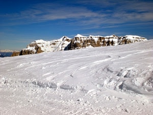 neve, nuvole, cielo, bianco, montagna, inverno, montagne, rocce, cime, azzurro