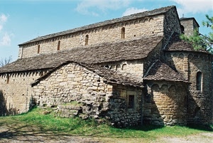 chiesa, pietra, erba, tetto, verde, abside, campanile, pietre, edificio, tetti, mattoni, tegole