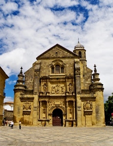 chiesa, piazza, nuvole, cielo, porta, campanile, statue, facciata, finestre