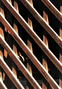 legno, geometrie, marrone, assi, rombi, ombra, incroci, linee, luce, diagonali, diagonale