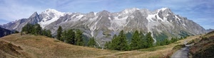 neve, montagne, alberi, strada, panorama, bianco, verde, cielo, montagna, pini, cime, panoramica, vette, prati, nuvole, roccia, paesaggio, valle, catena