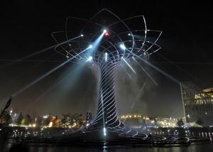 luci, albero, notte, expo, raggi, milano, notturno, vita, fari, sera, alberi, città